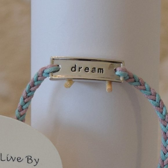 Alexa's Angels Dream Pink & Blue Braided Bracelet - Picture 3 of 4